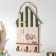 Hooks decorative wood "house with a striped roof" 30x20x3.5 cm