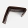 Male purse on a magnet, department for bills, for maps, for coins, brown color