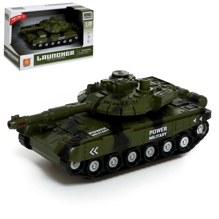 Tank "Army", 1:20, light, sound, inertia, green