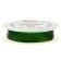Wire for beadwork, diameter: 0.5 mm, length: 10 m, green color