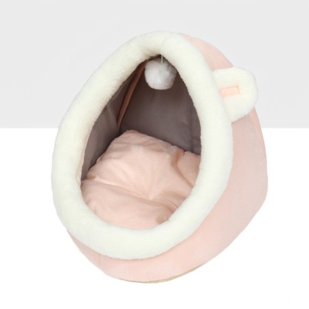 Animal house "Bunny", 31 x 30 x 28cm, pink-2