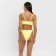 Women's swimsuit with a top bando minku yellow color, size 44