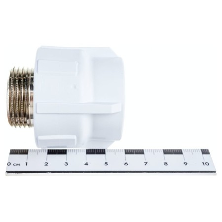 Combined "Politek" coupling, polypropylene, 32 mm x 1 ", external thread-4