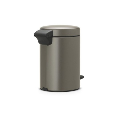 Brabantia Newcon bucket, plastic inner bucket, with a pedal, platinum color, 3 liters-2