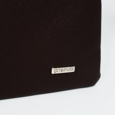 Men's bag over the shoulder, Textura, artificial leather, brown color-4