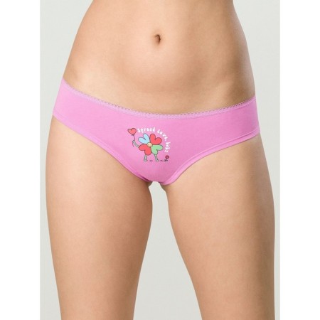 Female cowards, size 44, pink color