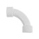 RTP transitional square, polypropylene, d = 20 mm, 90 °, internal, smoothly extended