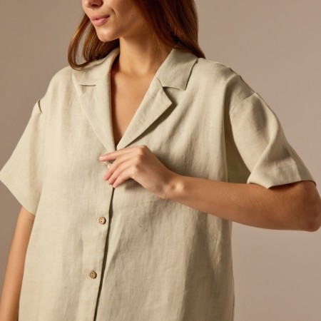 Female suit (shirt and shorts) SL Home p. M, light green-2