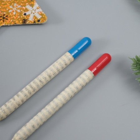 Growing gift pencils mini "blue spruce + clove" set 2 pcs.-5
