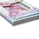 Notebook Gift, A6, 96 sheets, color block, with a curly knife, PVC cover, 3D, "Anime", mix