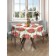 The tablecloth "Watercolor Christmas Star", Round, Saten, D = 150 cm