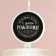 A candle for a cake "Happy Birthday", male, 6.5 x 9 cm.