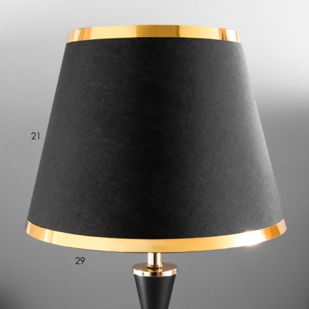 Elizabeth table lamp E27 40W black and gold 25x25x37 cm Risalux-4