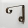 Kashpo bracket, forged, 17 cm, metal, bronze
