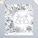 Scrapbooking paper "Cute bunnies" density 180 g 15.5x17 cm