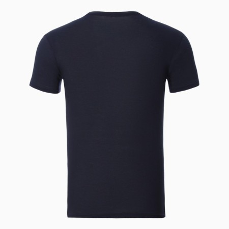 Male T-shirt, dark blue color, size 48-7