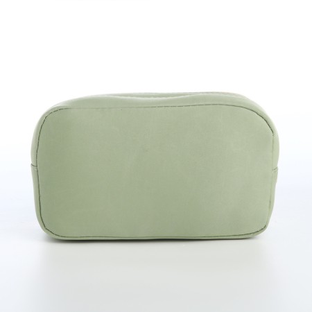 Cosmetic bag on lightning, green color-1