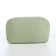 Cosmetic bag on lightning, green color