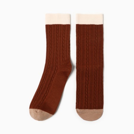 Women's socks, brown color 36-40