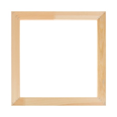 Piece for canvas Calligrata, 1.8 x 40 x 40 cm, frame width 36 mm, pine-1