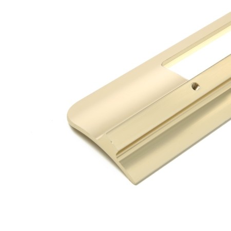 Furniture bracket RS1402, M/O = 192, Satin gold color-3