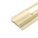 Furniture bracket RS1402, M/O = 192, Satin gold color
