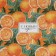 Paper packing glossy bilateral "Mandarins", 70 x 100 cm, New Year