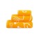 Terry tange Good Boy, size 30x50 cm, Orange color