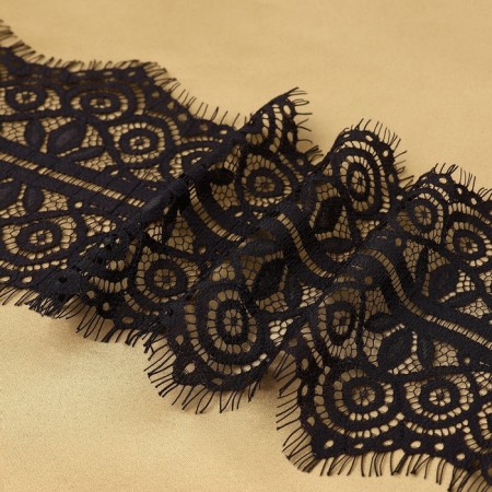 Lace cilia, 165 mm × 3 ± 0.5 m, black color-2