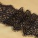 Lace cilia, 165 mm × 3 ± 0.5 m, black color
