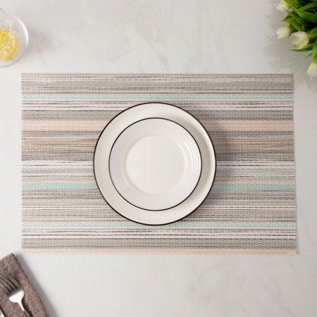 Serving napkin on the rain table, 45 × 30 cm, gray color-2