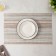 Serving napkin on the rain table, 45 × 30 cm, gray color