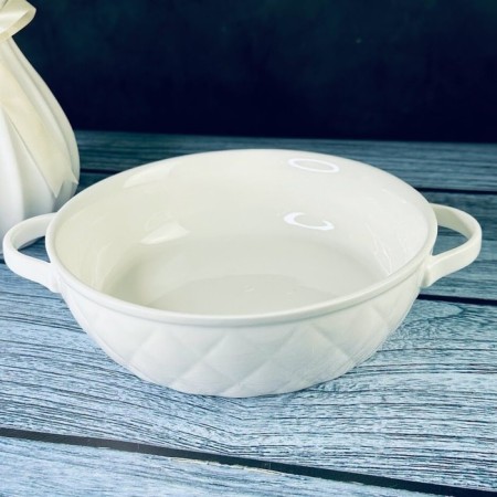 Lenardi Bianco baking dish, D = 23 cm
