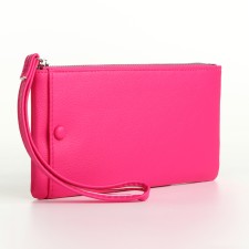 Women's wallet with lightning, pink color
