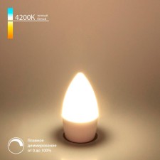 Dimmable Elektrostandard, 35x35x107 mm LED dimmed lamp, 7W, E27, 610LM, 4200K