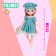 Fashionable hinge doll "Lola" in a dress, mix