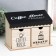 Casket wood with 2 boxes "Coffee house" 10.5x23.5x18 cm