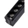 Track lamp, rotary, series "Flat" FTL-005, 12W, 48V, 4000K, 230mm, black