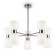 Suspended lamp Freya Fr5203PL-10CH SAVIA, 700x700x510 mm, E27, 10x60W, chromium color
