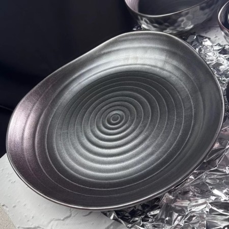 Round dish Lenardi Roca, D = 30.5 cm