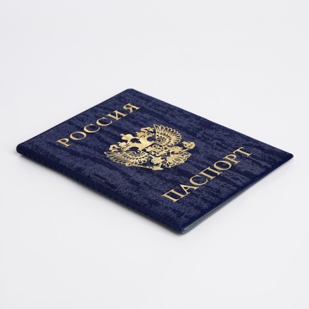 Cover for passport, blue color-2
