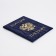 Cover for passport, blue color
