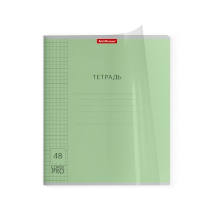 Notebook A5+, 48 sheets, a cage on the bracket, Erichkrause, Coverpro Mix classic, plastic cover mix-1