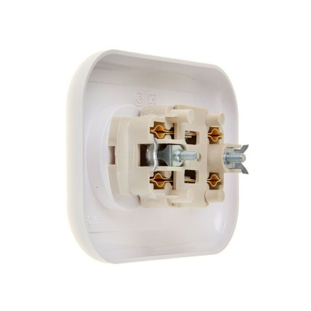 Kuntsevo socket Valentina, 10 A, 230 V, double, hidden, white-1