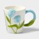 Mug 350 ml "tulip" blue flower