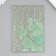 Stamp for creativity Silicon "Green Round Leafs" 14.5x14.5cm