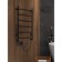 Electric towel Indigo ARC, 800x400 mm, hidden installation, black