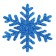Decor "Snowflakes" on an adhesive basis, set of 12 pcs.
