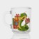 New Year's glass tea mug "New Year's snakes", 200 ml, mix
