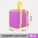 Thermosuma with zipper 18 liters, lilac color